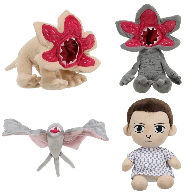 

20cm NEW Stranger Things Eleven with Eggo Demogorgon bat Plush Toy Soft Stuffed Dolls Children Xmas Birthday Gift Plush