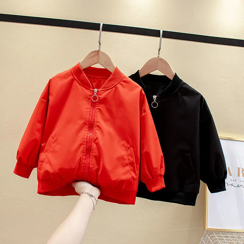 

Куртка-кардиган для маленьких мальчиков, модная однотонная ветровка для мальчиков-подростков, верхняя одежда, X100, весна-осень