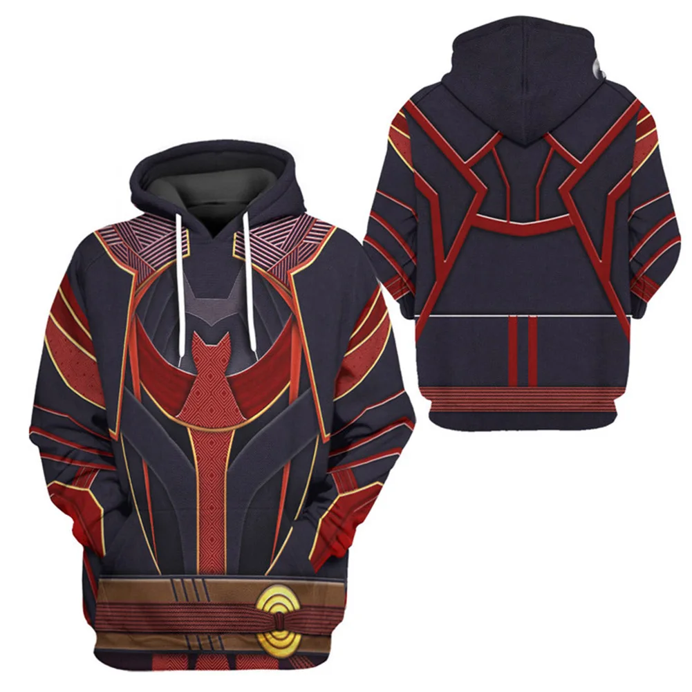 

Толстовка с капюшоном и 3D-принтом Брюса уэна для косплея