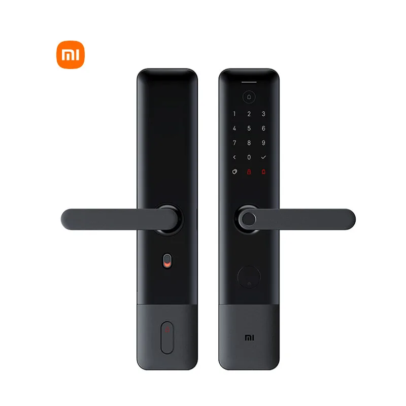 Купи Brand new Mijia smart door lock E fingerprint password wifi unlock detection work Mijia app control with doorbell за 21,311 рублей в магазине AliExpress