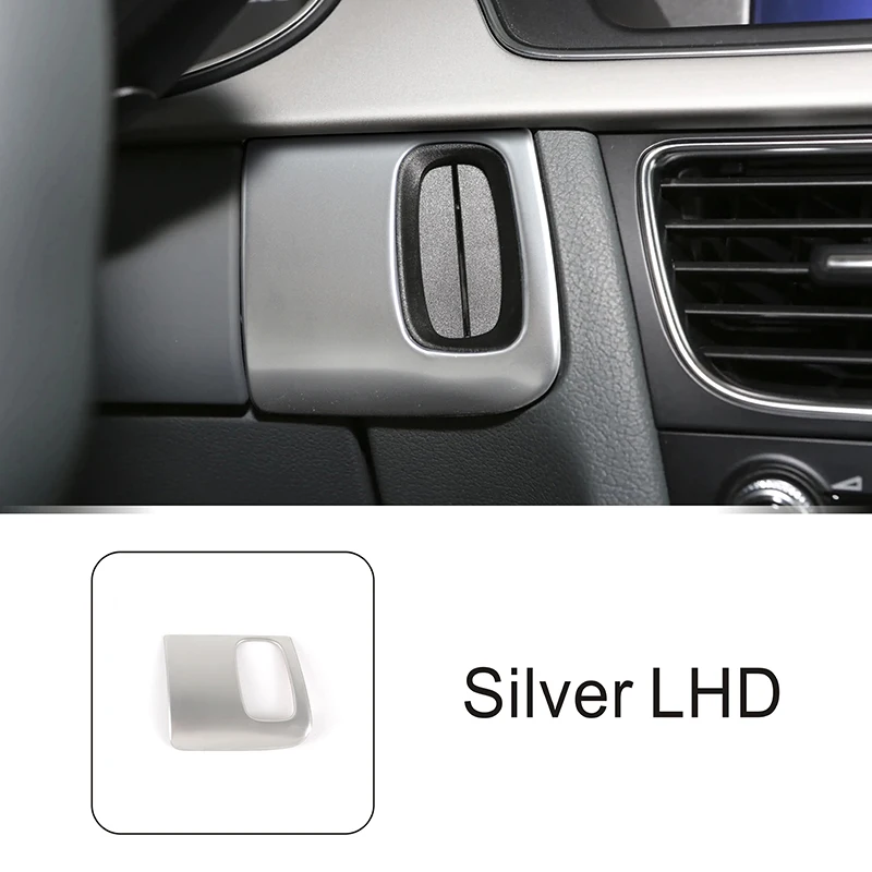 

Декоративная накладка на панель замочной скважины из нержавеющей стали для Audi A4 B8 2009-2016, аксессуары для интерьера автомобиля с левым рулем