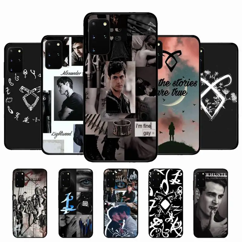 

Shadowhunters Phone Case for Samsung S10 21 20 9 8 plus lite S20 UlTRA 7edge