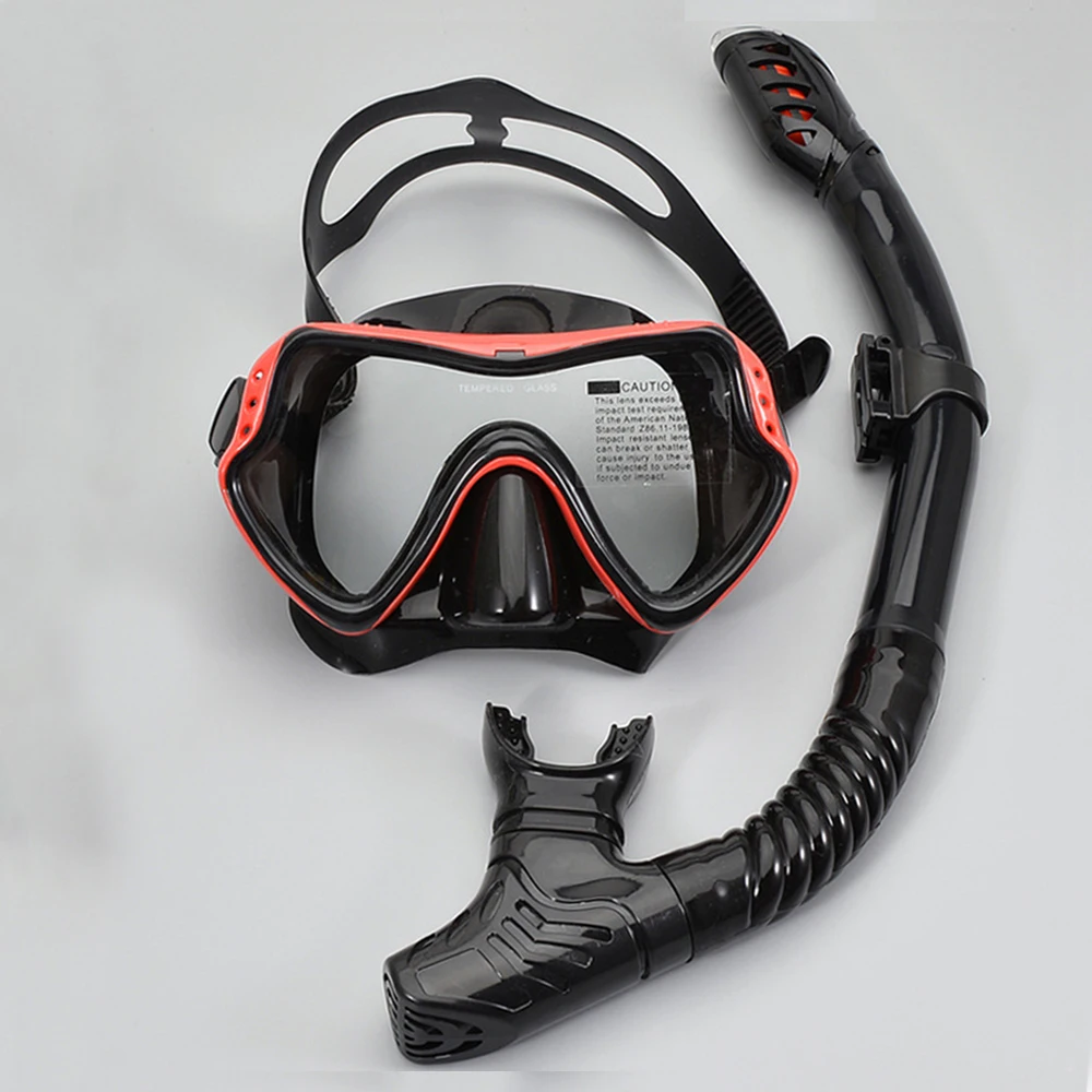 

Professional Snorkel Diving Mask and Snorkels Glasses Goggles Diving Swimming Easy Breath Tube Set Snorkel Mask