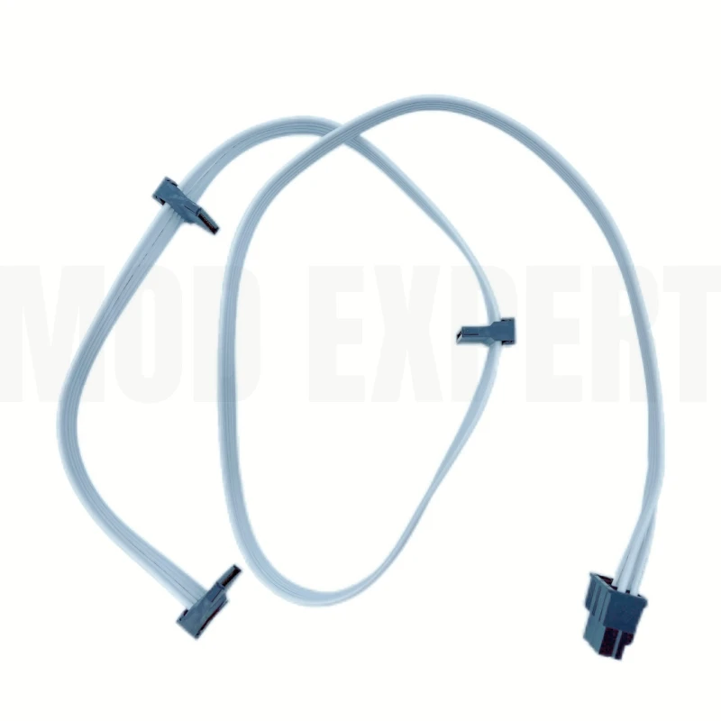 Блок питания с 6 контактами на 3 SATA угловой белый модульный кабель для Seasonic FOCUS GX 1000