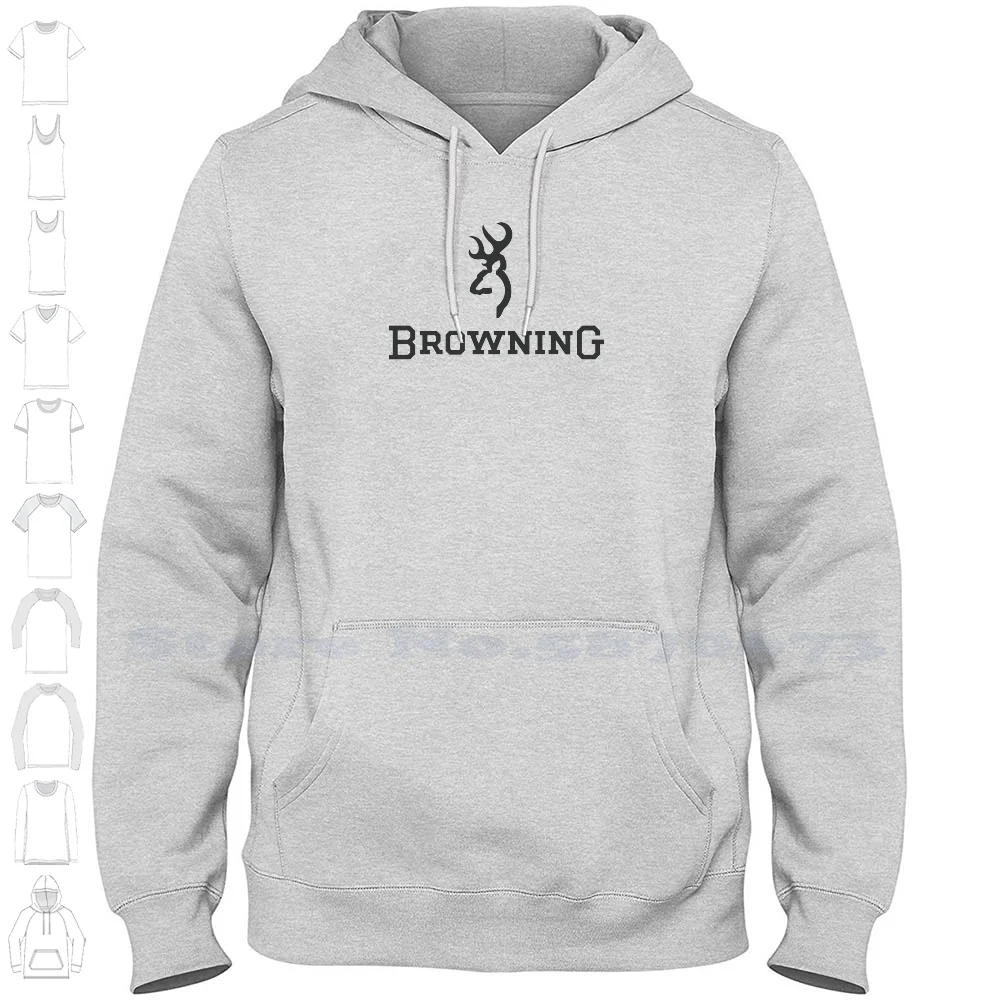 

Browning Logo Unisex Clothing 2023 Sweatshirt Printed Brand Logo Graphic Hoodie