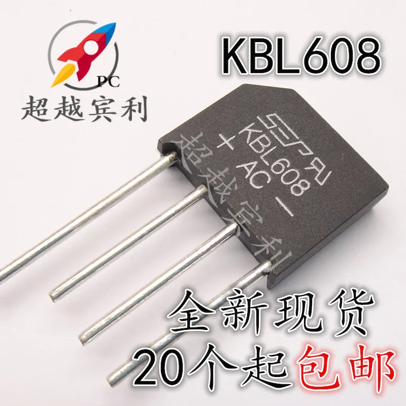 

20pcs original new SEP KBL608 Rectifier Bridge 6A 800V Flat Bridge Reactor