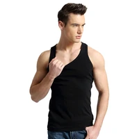 mens casual tank tops summer high quality 100 cotton sport fitness vest male sleeveless gym slim undershirt muscle singlets