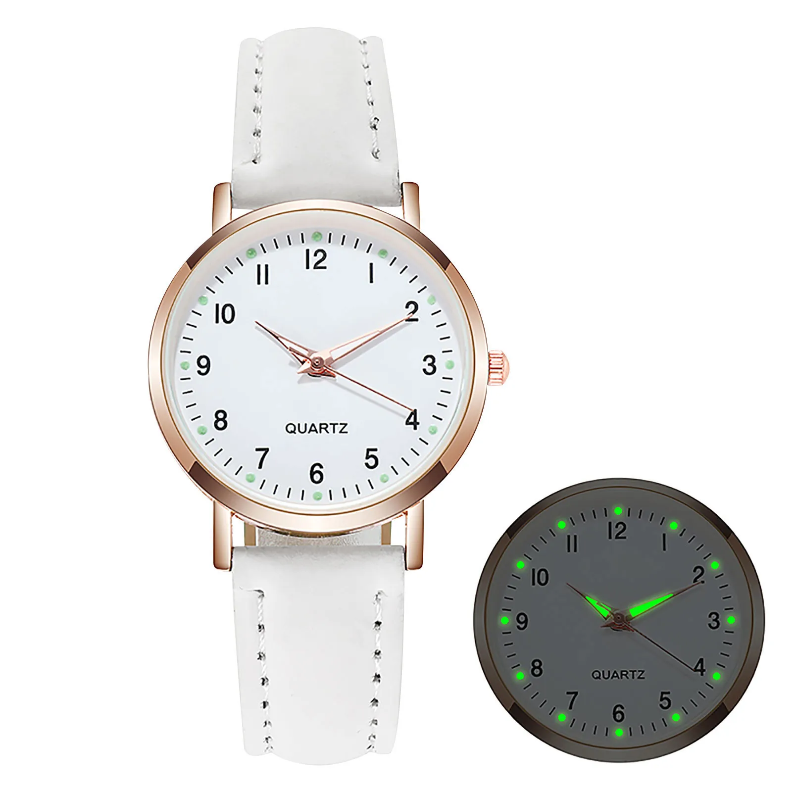 

Luxury Watches For Women Diamond-studded Luminous Retro Female Watch Ladies Belt Back Light Quartz Wristwatches Montre Femme