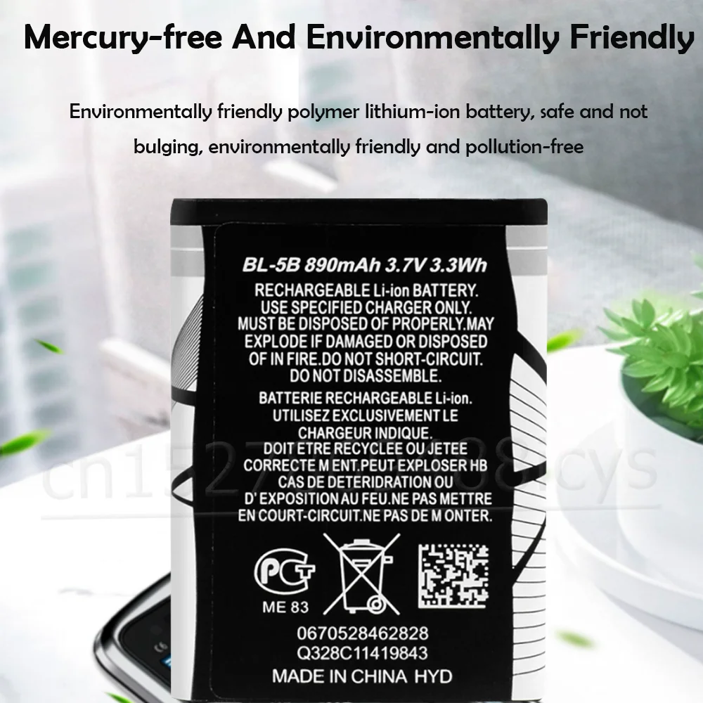 3-20 шт. литий-ионные батареи для телефона Nokia N80 N83 890 3220 3230 5200 5320 5300 6020 6120C |