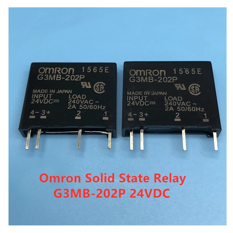 

Твердотельное реле типа Omron PCB, 10 шт./лот, нагрузка 2 А, 240 В переменного тока, SSR, входное напряжение 24 В постоянного тока
