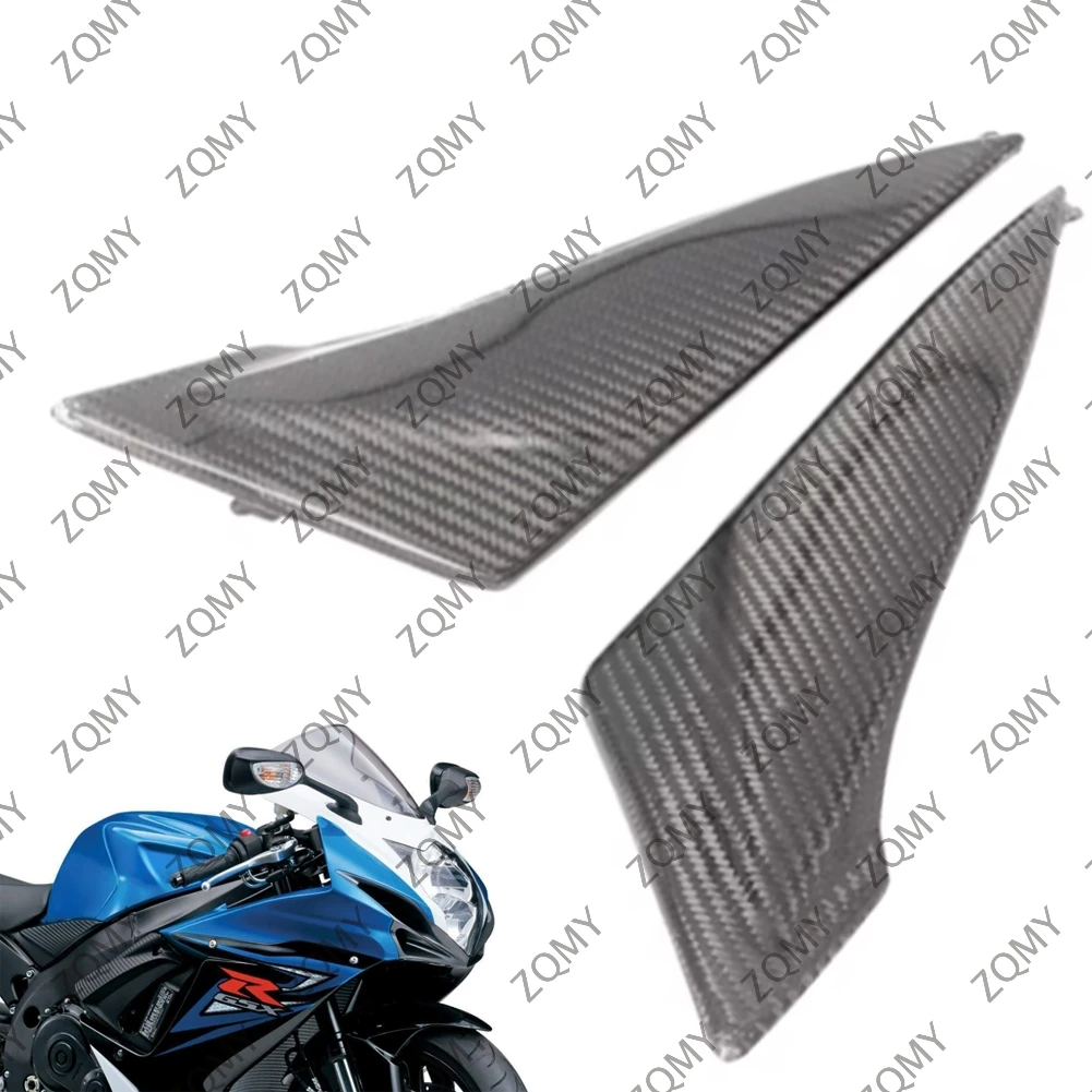 Боковая крышка карбонового бака мотоцикла Обтекатели для Suzuki K11 GSXR600 GSXR750 2011 2012 2013
