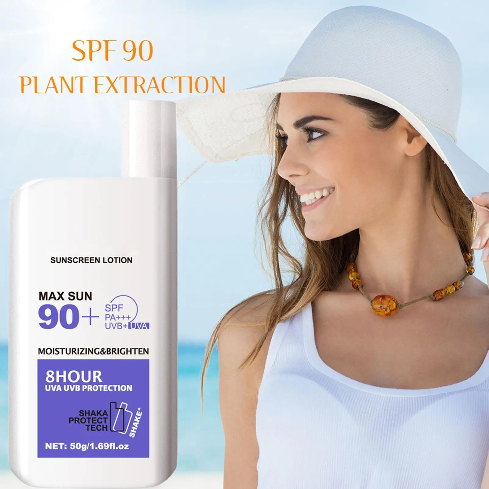 

80 мл Солнцезащитный спрей для лица отбеливающий солнцезащитный крем от солнца увлажняющий крем для жирной кожи SPF50 защитный антивозрастной...