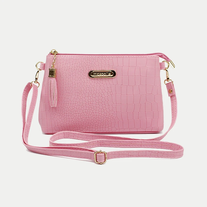 

Fashion Alligator Pattern Shoulder Messenger Bags for Women PU Leather Handbag Small Phone Purse Crossbody Pack crossbody bags