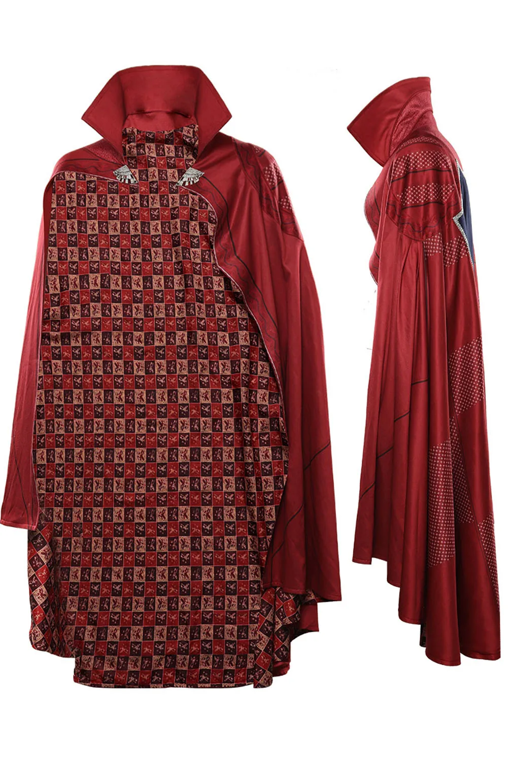 Костюм для косплея доктора из фильма красная бархатная накидка костюм Доктора