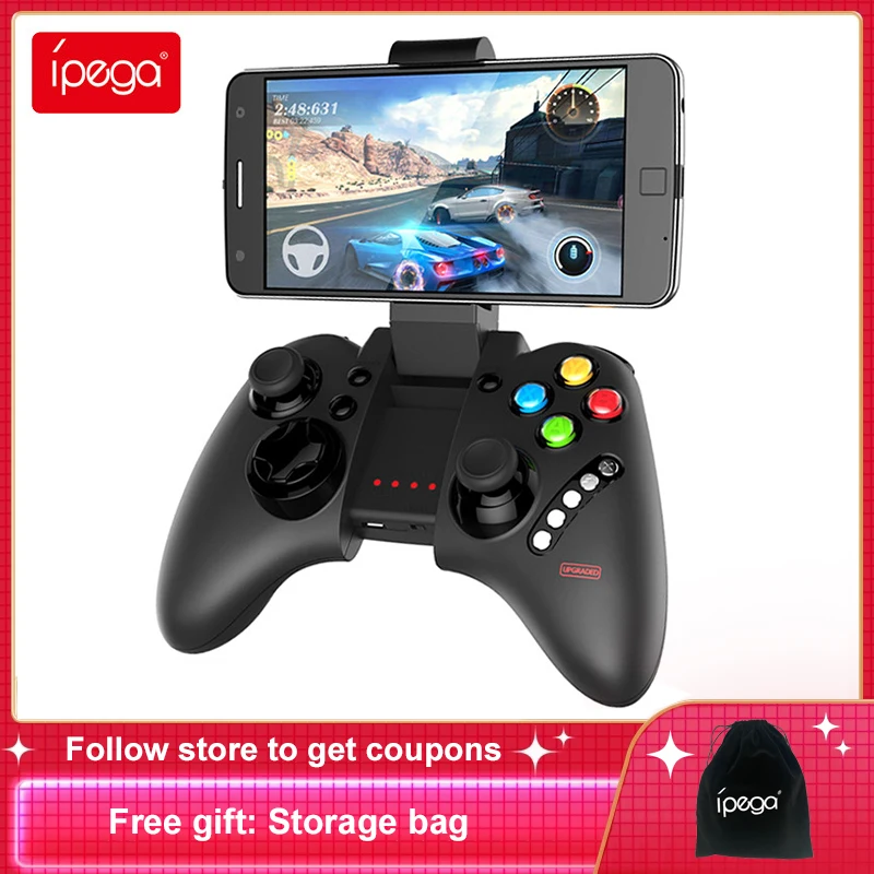 

Ipega PG-9021S Bluetooth Gamepad Game Controller for Tablet/ Smart phone/ TV box/ Smart TV/ VR Win7/ Win8/ Win10 PC PUBG Trigger