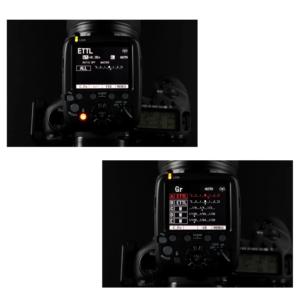 Передатчик вспышки Mcoplus Speedlite триггер совместимый с Canon YONGNUO 600EX-RT YN968EX-RT YN600EX-RTII