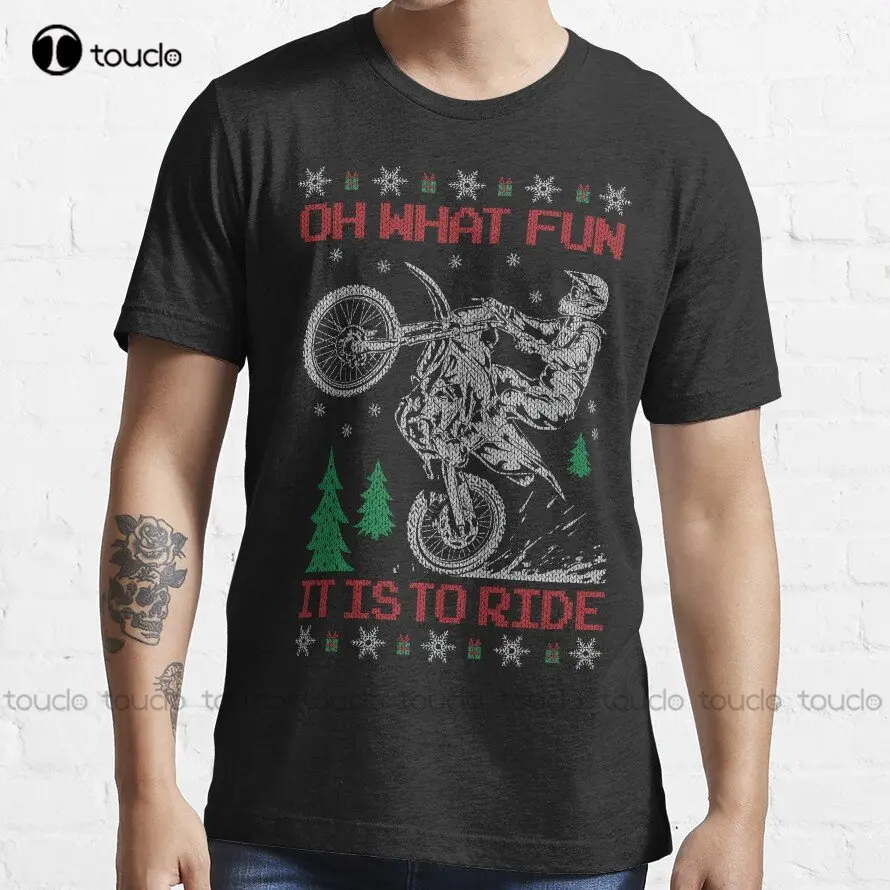 

Dirt Bike Ugly Christmas Trending T-Shirt Shirt Stays For Men Custom Aldult Teen Unisex Digital Printing Tee Shirts Custom Gift