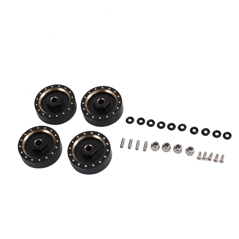 

Латунные грузики для колес, 4 шт., 38 г, ступица колеса, шестигранный адаптер для Axial SCX24 AXI90081 AXI00002 1/24, Детская модель для гусеничного автомобиля...