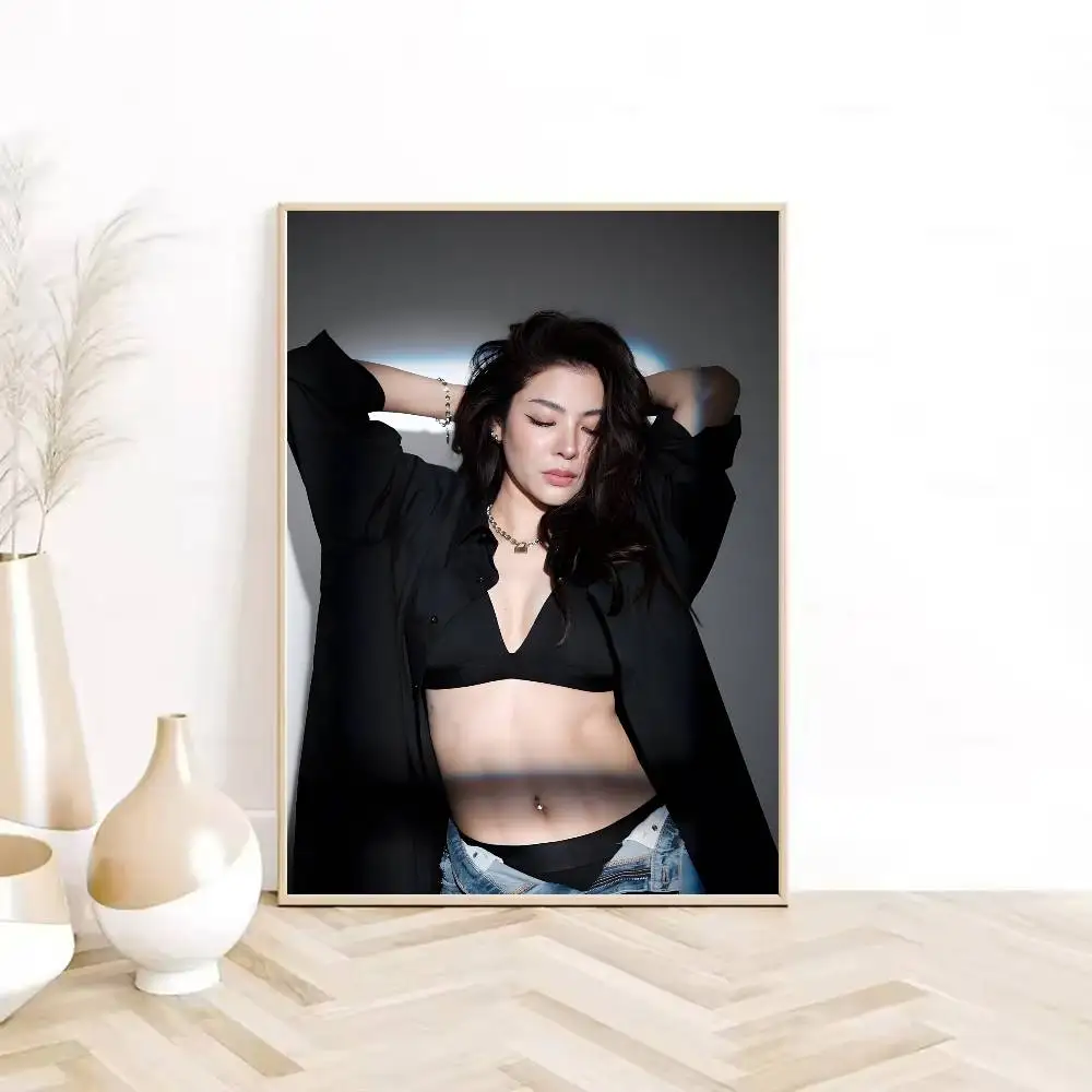 

P-Peraya Malisorn Faye плакат самоклеящаяся художественная водостойкая бумажная наклейка кофейня бар общежитие декор стены комнаты