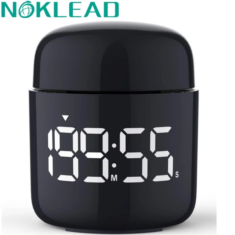 

NOKLEAD Kitchen Timer LED Knob Digital Timer Cosmetic Bottles Countdown Timer Cooking Shower Study Fitness Stopwatch Timer