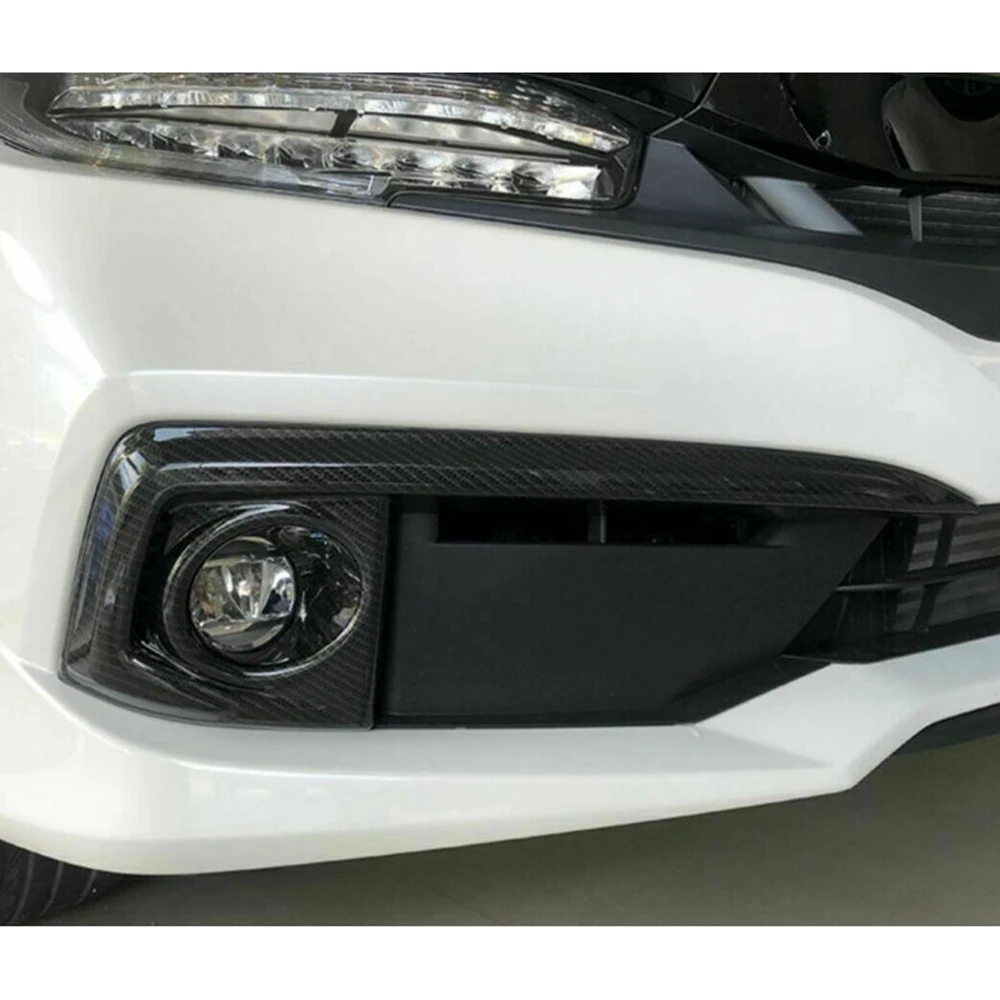 Комплект углеродных противотуманных фар на передний бампер для Honda Civic Sedan 2019-2021 |