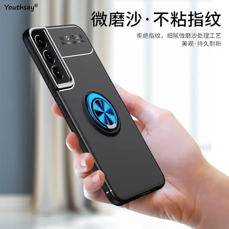 For Samsung Galaxy S22 Case for Samsung Galaxy S22 S21 Plus Coque Funda Megnet Stand Phone Bumper For Samsung Galaxy S22