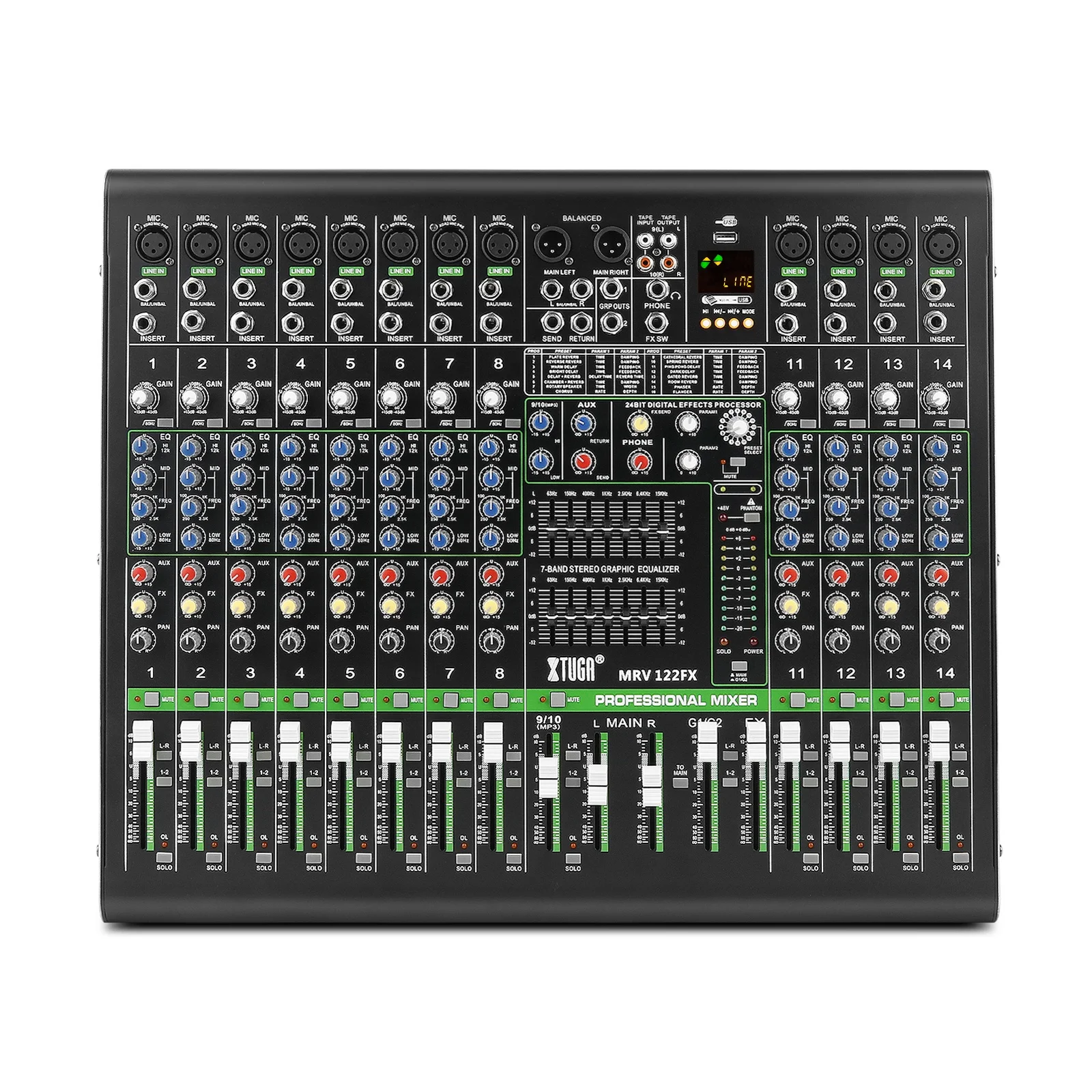 

8 12 16 Channel High Quality Professional Powerless Mixer Audio