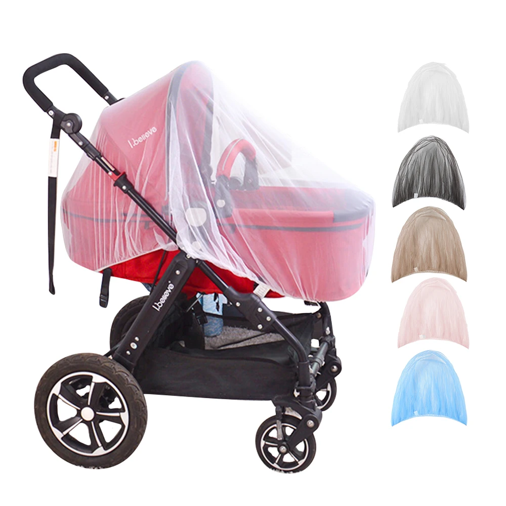 

Baby Stroller Pushchair 150cm Mosquito Insect Shield Net Pram Infants Protection Mesh Stroller Accessories Summer Mosquito Net