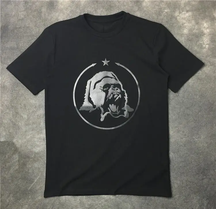 

High New Novelty 19ss Men 3D Star Orangutan Net T Shirts T-Shirt Hip Hop Skateboard Parkour Street Cotton T-Shirts Tee Top #C82