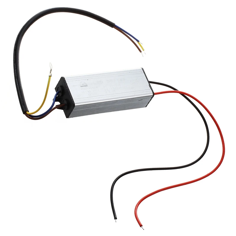 

5-кратный светодиодный трансформатор, электронный трансформатор, водонепроницаемый, 50 Вт, 85-265 в до 25-40 в