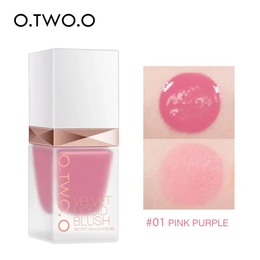 

Matte Waterproof Blush Liquid Blush Brighten Skin Tone Face Blusher Face Contour Blush 4 Colors Cheek Rouge Face Makeup