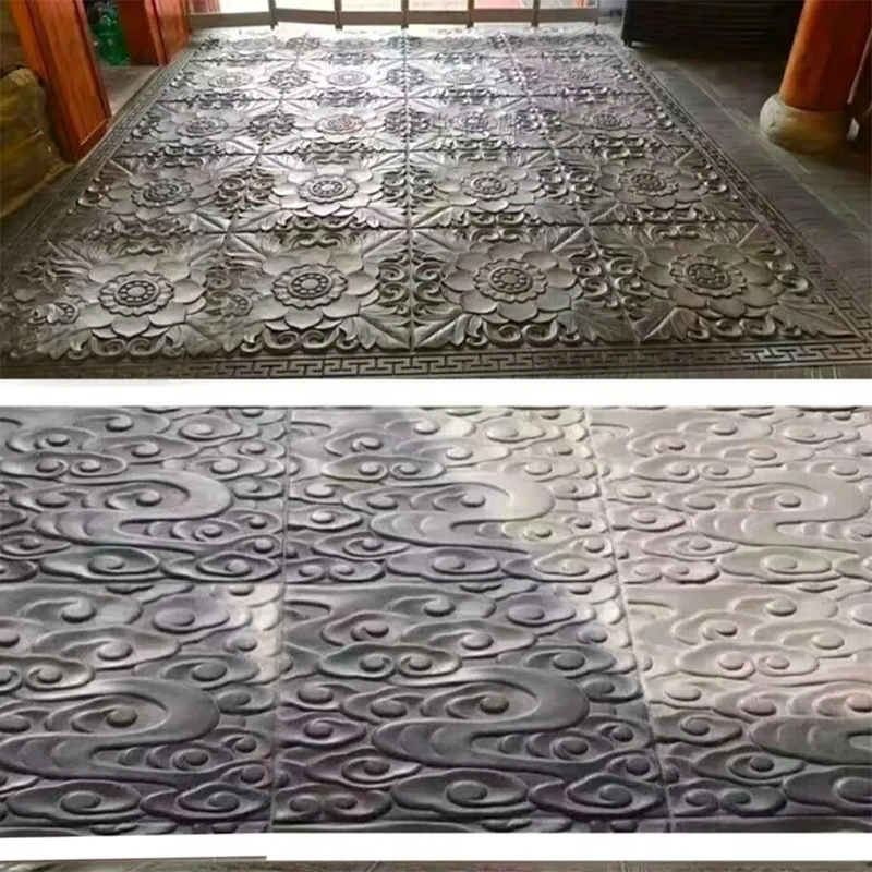 Цементная антикварная напольная плитка четверугольный двор форма для двора