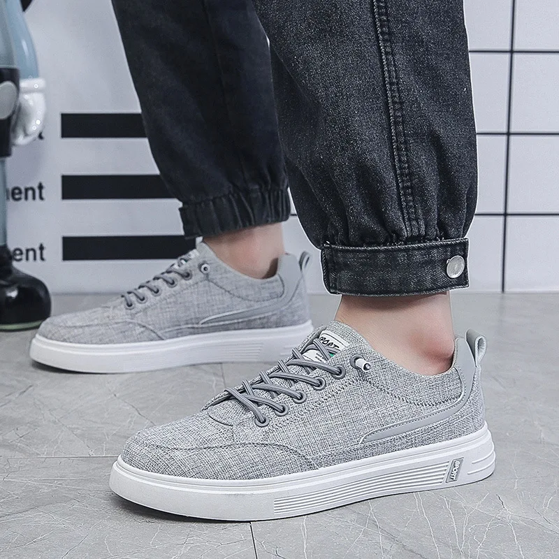 

New Summer Breathable Sneakers Fashion Trend All-match Men's Canvas Shoes Comfortable Casual Sports Shoes Male Outdoor Footwear