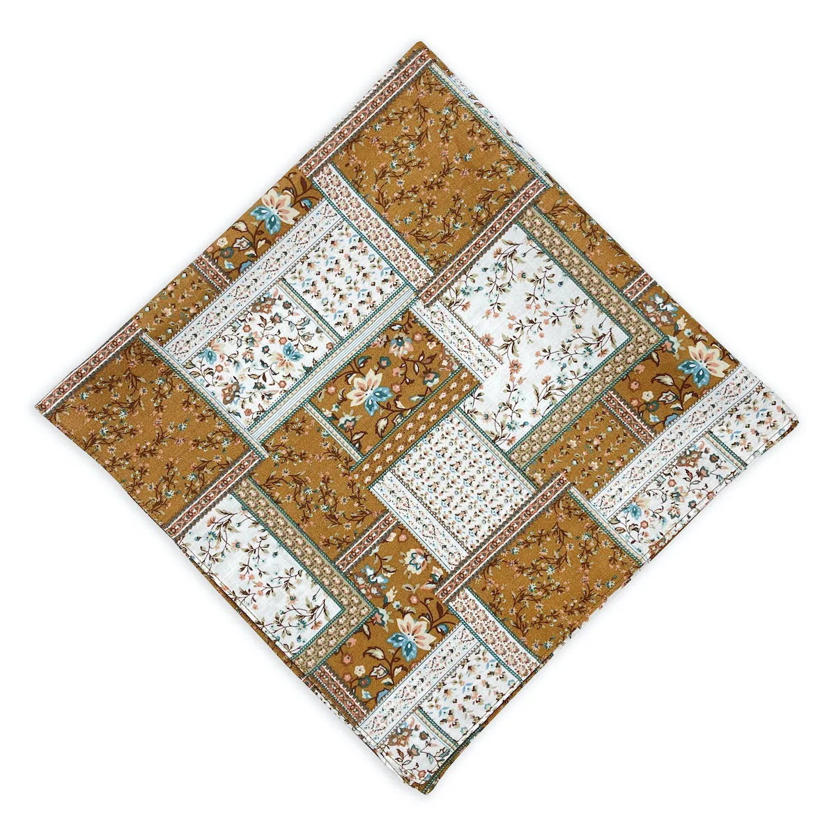 70cm 100% cotton Vintage Pastoral Floral Kerchief Bag Scarfs Female Square Headband Bandana Hairband Neck Scarves For Ladies |