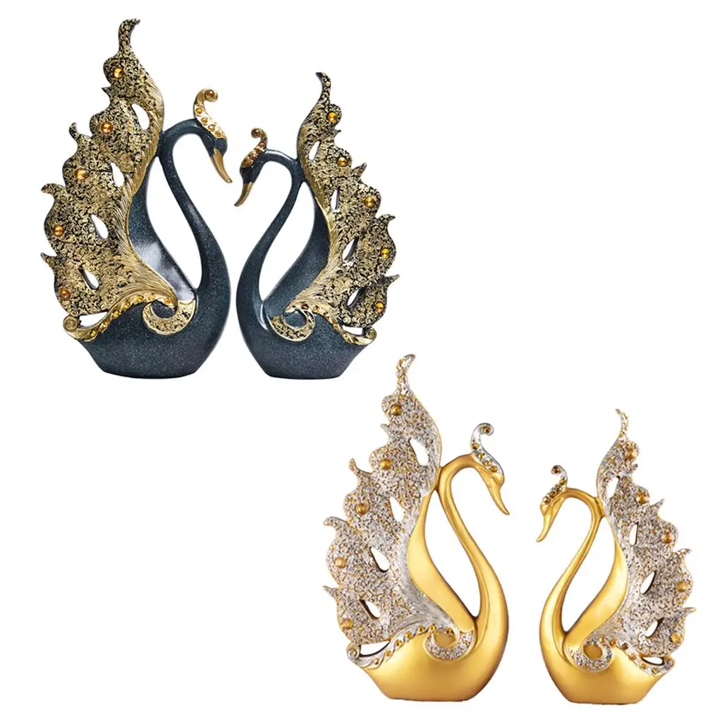 

European Figurines Ornament Wedding Gift home and desk TV Cabinet Decor