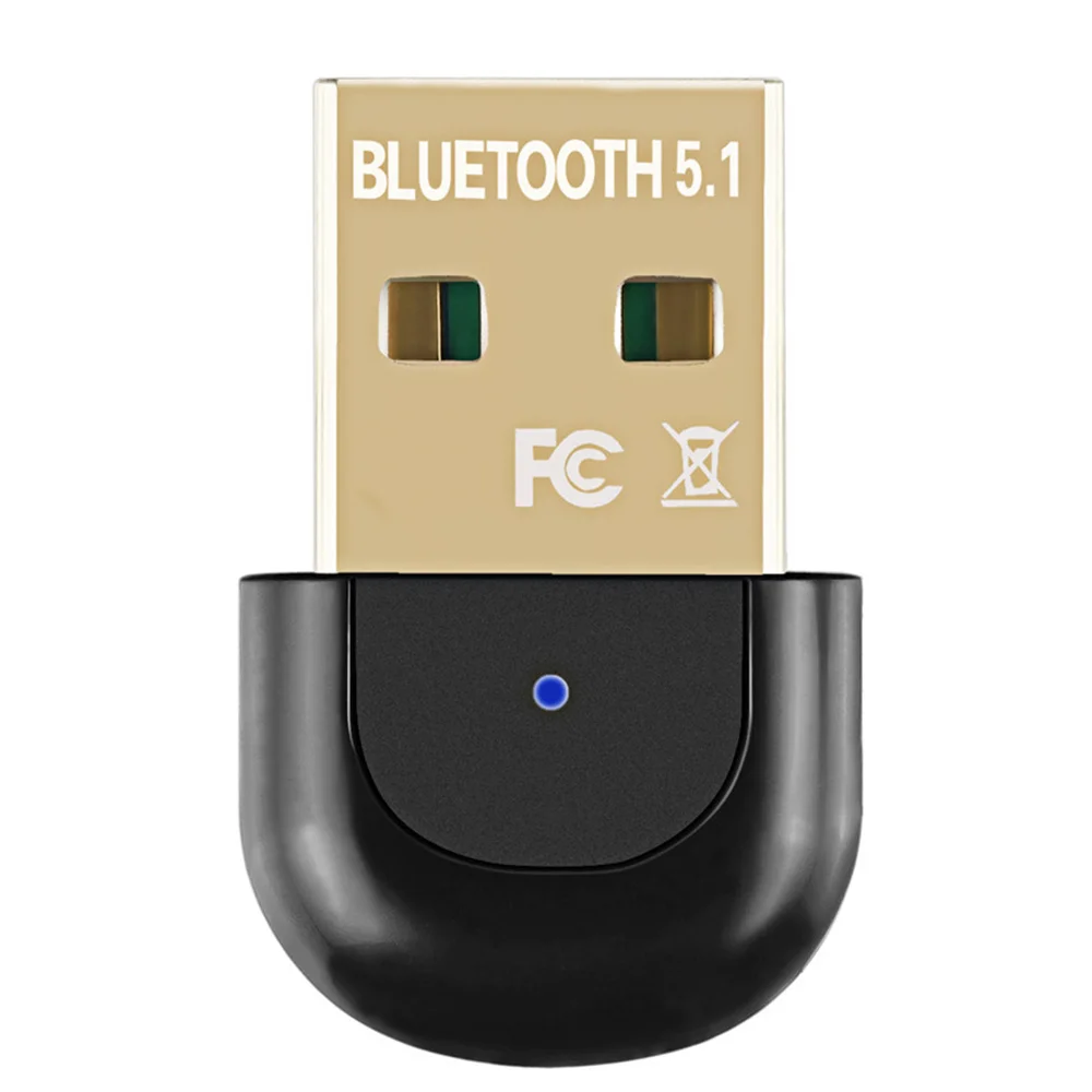 

USB Bluetooth 5.1 Adapter Bluetooth USB Transmitter Speakers Keyboard Mouse Printer Receiver for PC Win 7/8/10/11