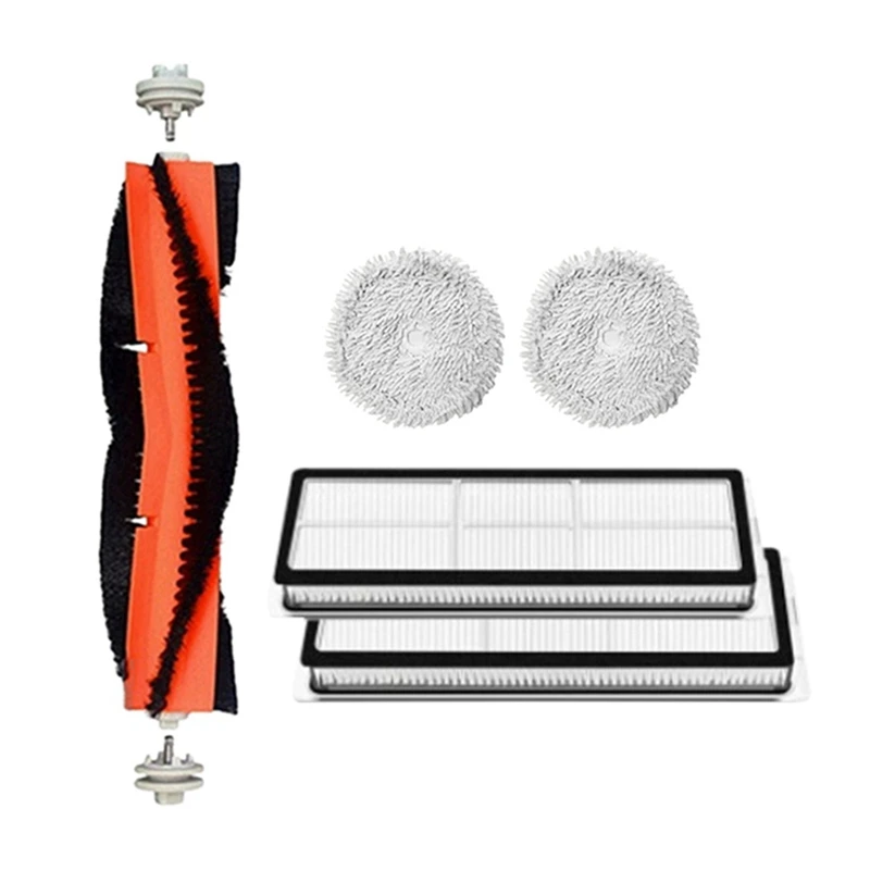 

Набор сменных деталей для робота-пылесоса Xiaomi Dreame W10/W10 Pro, съемная основная щетка, тканевый фильтр для швабры, 5 шт.