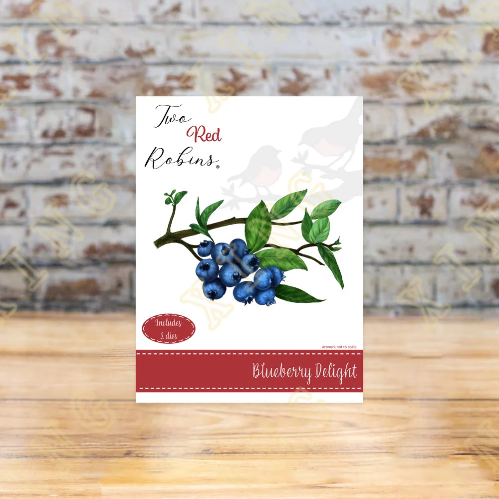 

New Arrival Blueberry Delight Metal Cutting Dies Scrapbook Diary Decoration Stencil Embossing Template Diy Greeting Card Handmad