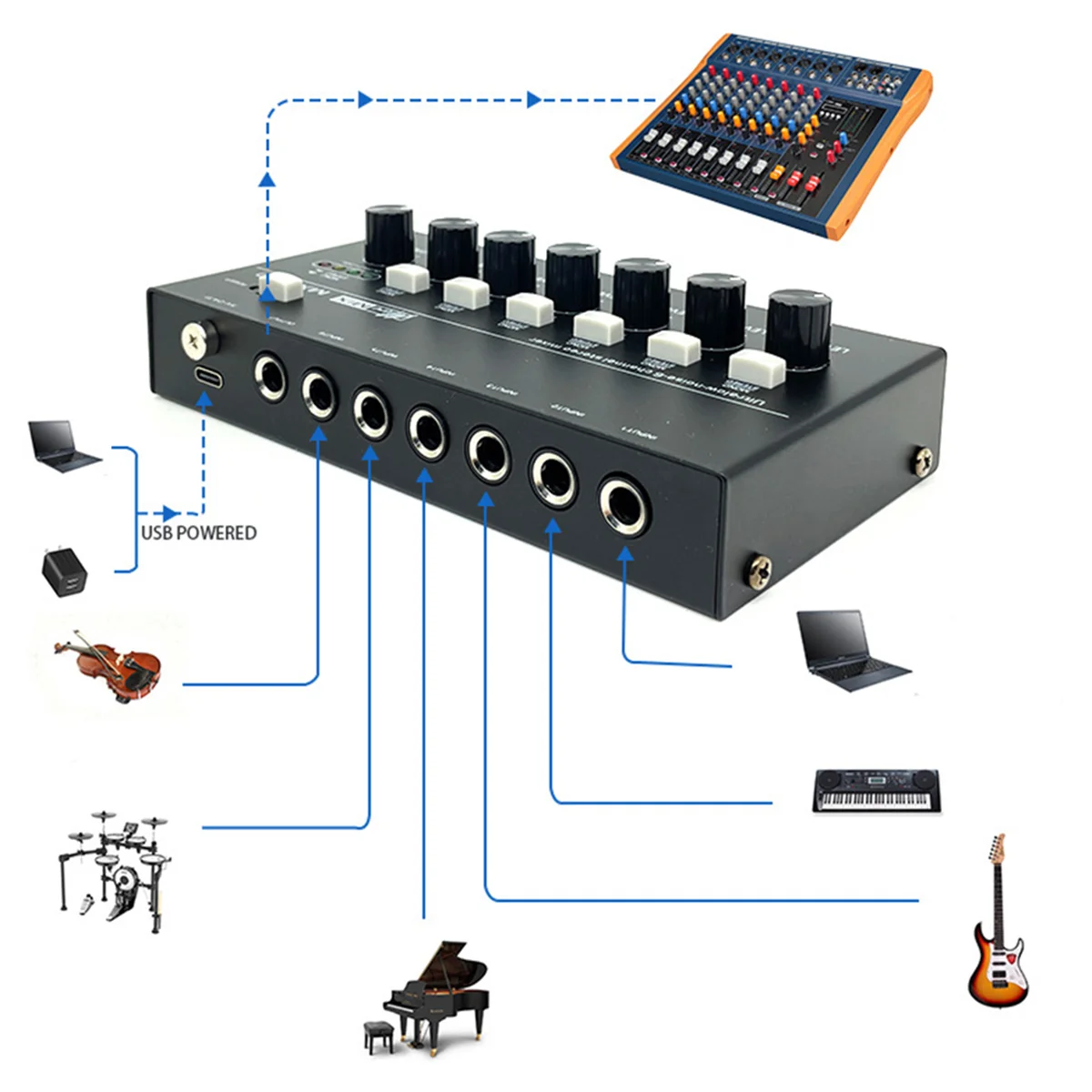 Микрофонный предусилитель MX600