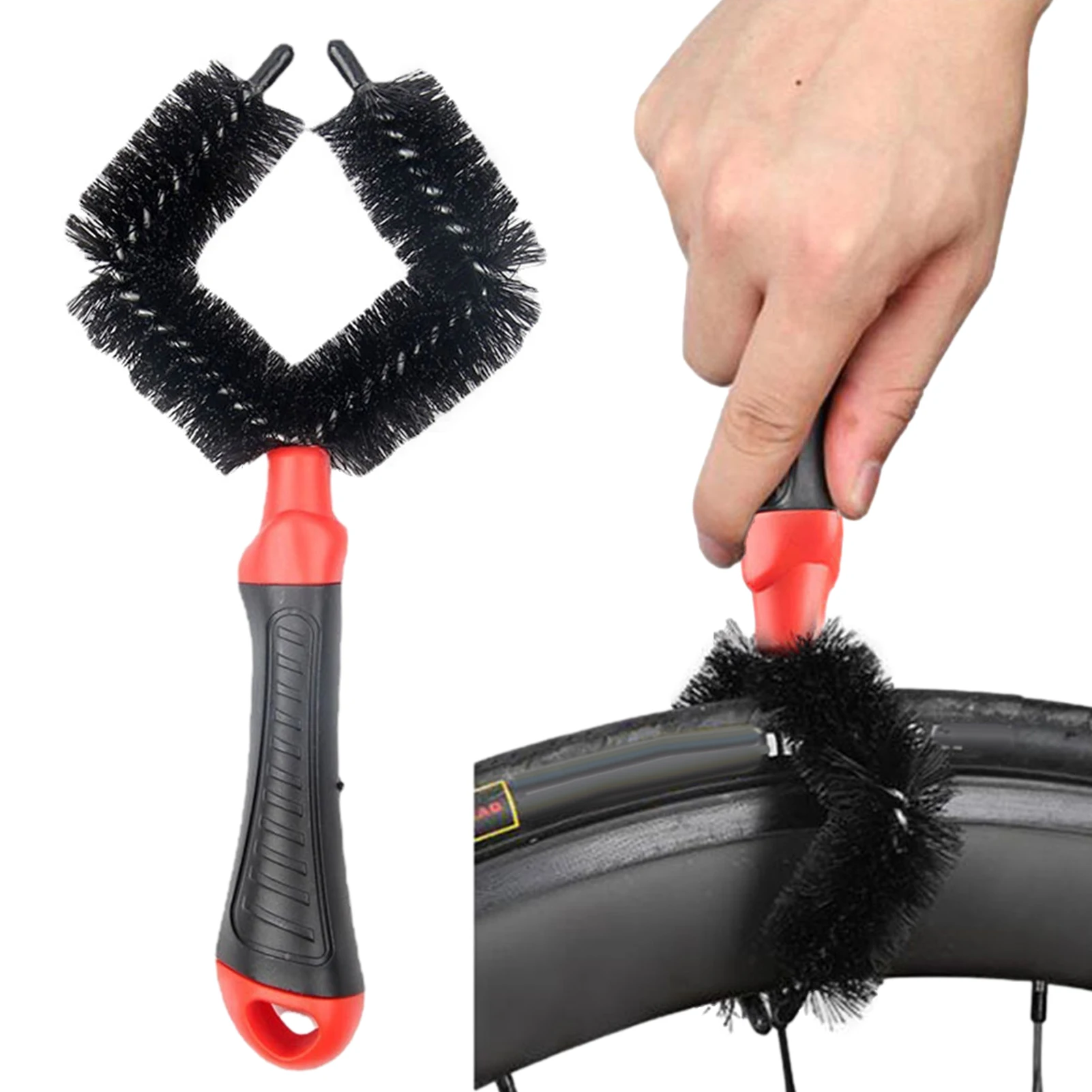 

Щетка для чистки велосипеда, щетки для мытья велосипеда, кассеты для рамы и шин, очиститель шин, очиститель, щетка, инструменты, очистка вело...