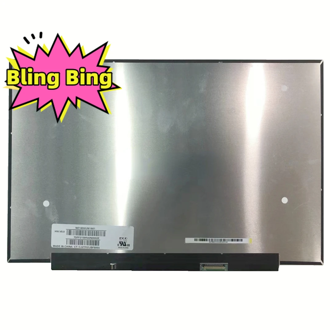 

NE140WUM-N61 IPS панель матрица 14 дюймов 1920x1200 30Pin EDP тонкий ноутбук ЖК-экран