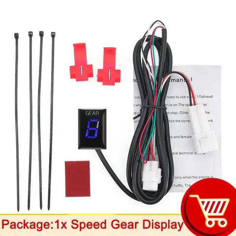 Индикатор шестерни мотоцикла для YAMAHA YZF-R6 R1 TDM900 XJ6 FZ6 Fazer FZS1000 Fazer Gear Display Ecu 6-уровневый дисплей с прямым креплением