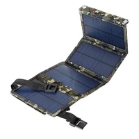 usb foldable solar panel portable flexible small waterproof 20w 5v solar panels mobile phone power bank outdoor battery charger