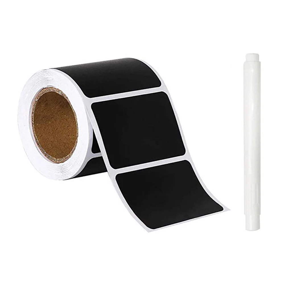

120 Sheets Stickers Oil-proof Waterproof Chalkboard Labels Food Container Label Stickers Chalk Sticker Labels