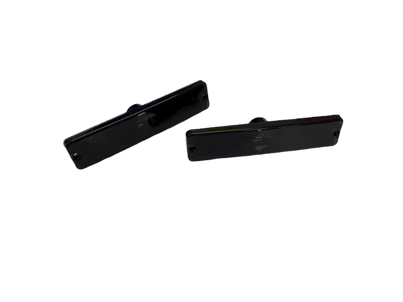 

2 x Front Fender Side Marker Reflector Black Lens for Jeep Wrangler YJ 87-95