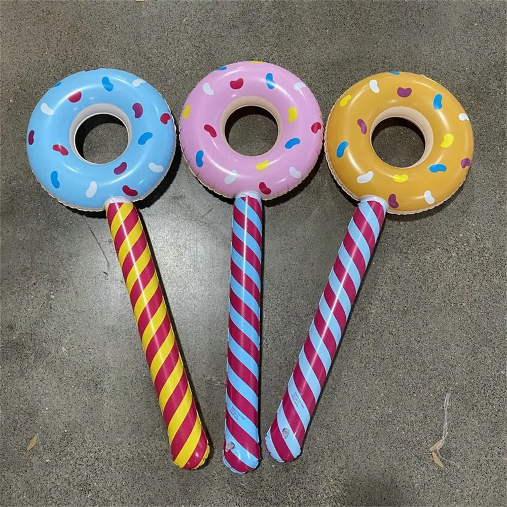 

Милые Пончики, надувной пончик в форме пончика, материал ПВХ, надувные шарики, палочки 80 см, яркий цвет, пончики, шарик