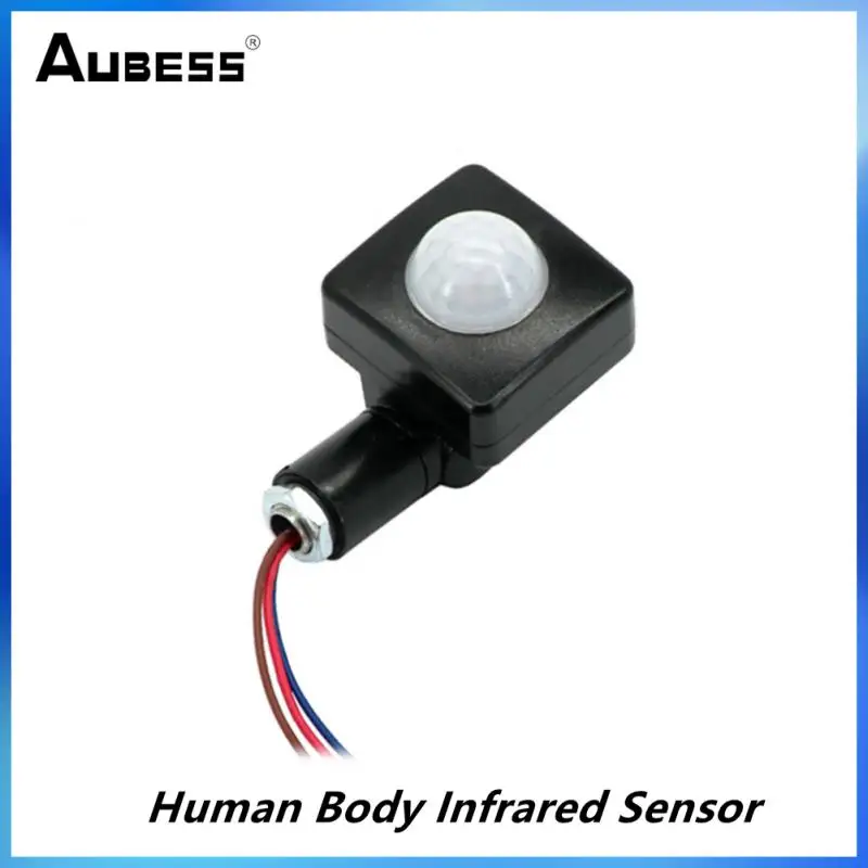 

Motion Sensor Light Adjustable Delay Switch 85V-265V Automatic Mini Sensor Ultra-thin Infrared PIR Motion Sensor Switch With LED