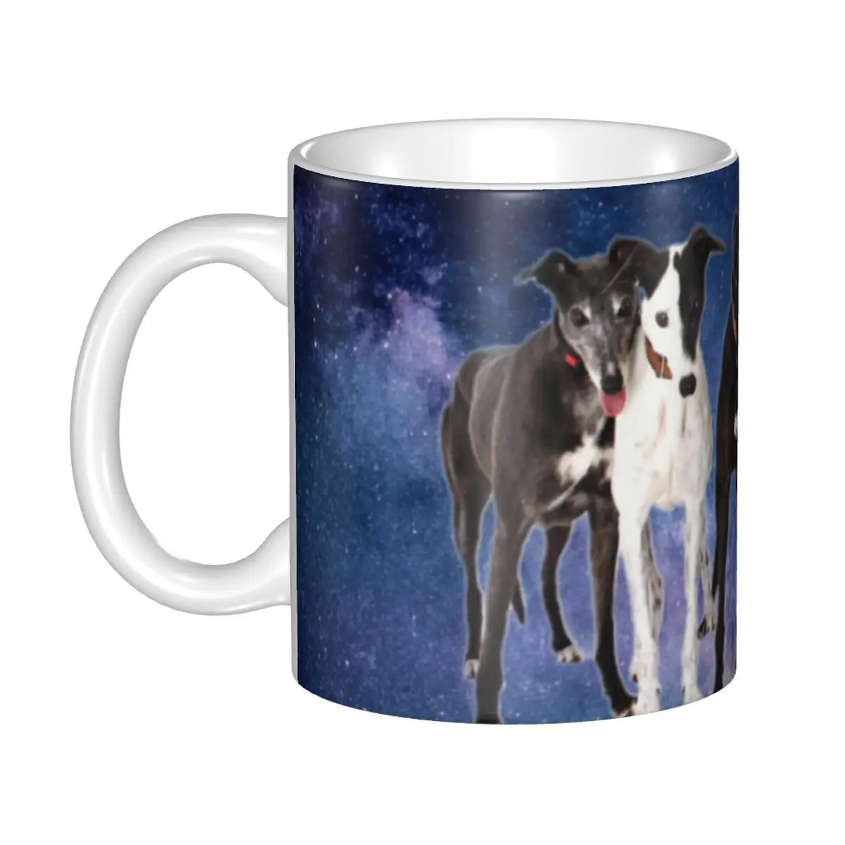 

Кружка Greyhounds на заказ, керамическая кофейная кружка Whippet Sighthound Dog, креативный подарок, походные чашки и кружки для работы на открытом воздухе