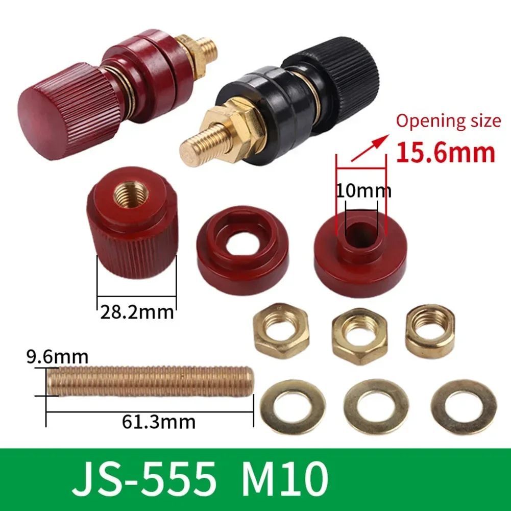 2 шт. латунная переплетная стойка M6/M8/M10 резьба 333/555 изолированная сильноточная