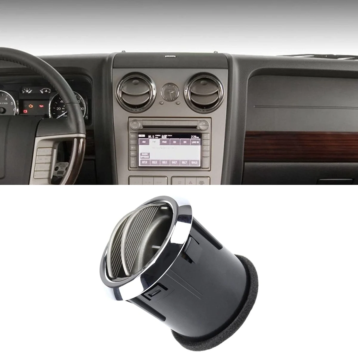 Вентиляционное отверстие кондиционера на приборной панели для MKZ Mercury 2006-09